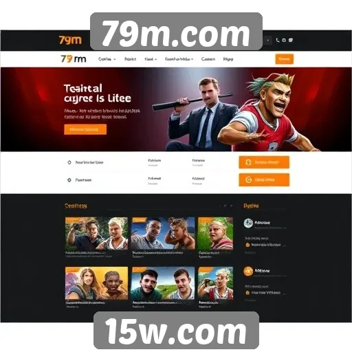 Análise da interface do usuário do site 79m.com